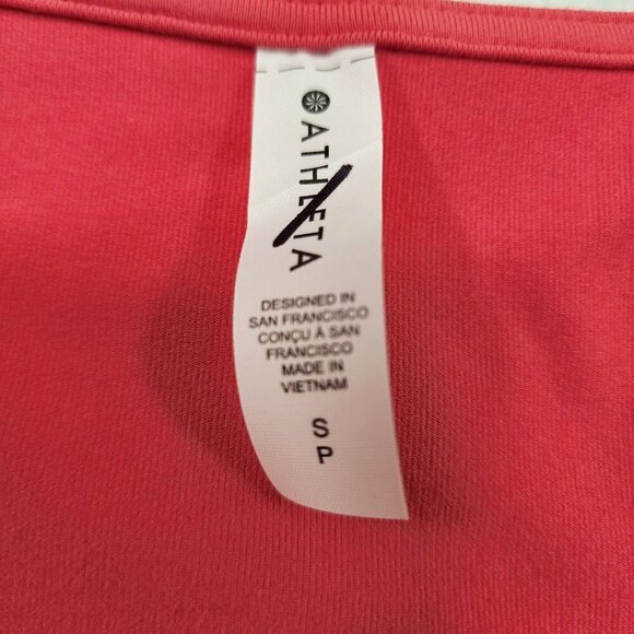 Athleta Shanti Scoop Top Coral Pink Small - Picture 7 of 8